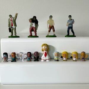 Assorted Zombies PVC Figurines And Minis  Set of 14 (93F)